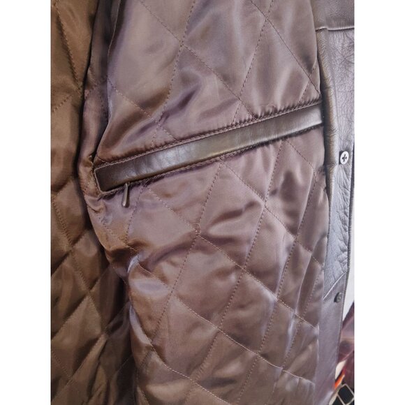 Vintage Eddie Bauer Women's Black Leather Jacket Size SP - Picture 8 of 8